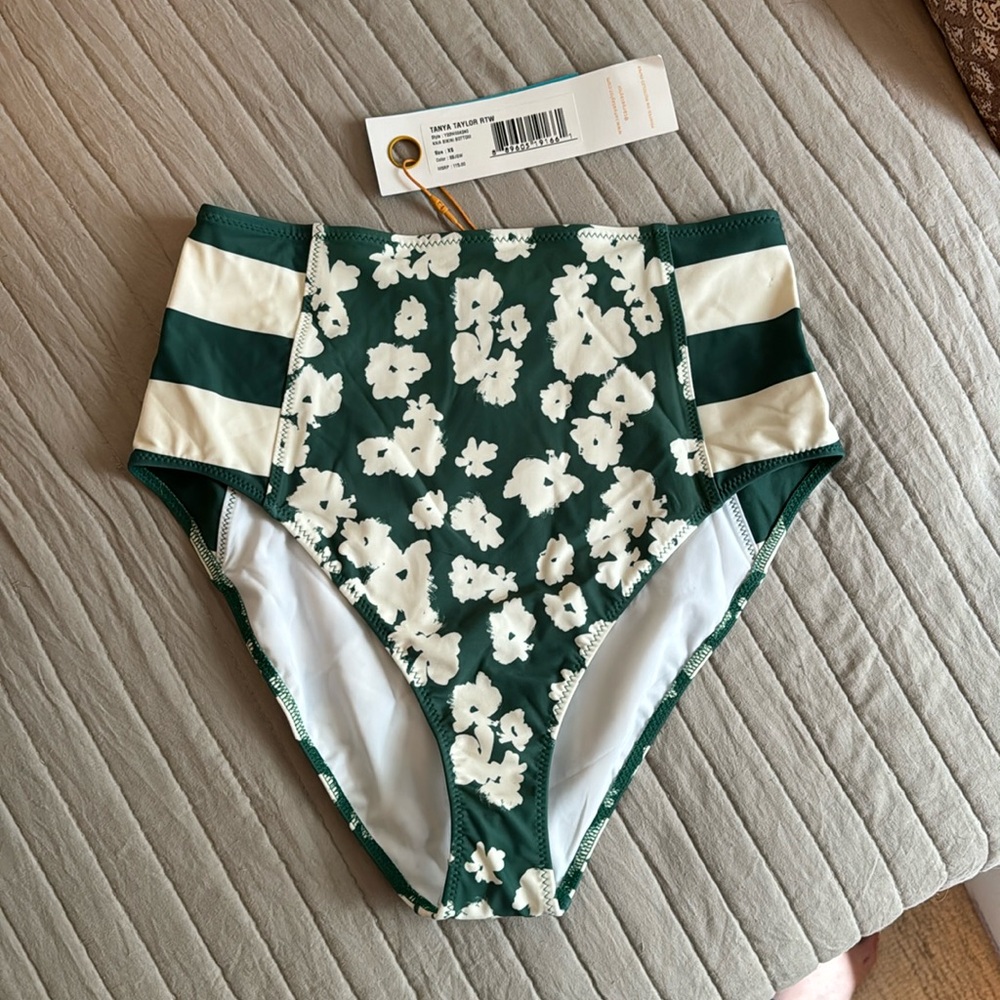 Tanya Taylor RTW- Kaia Bikini Bottom- Highwaisted